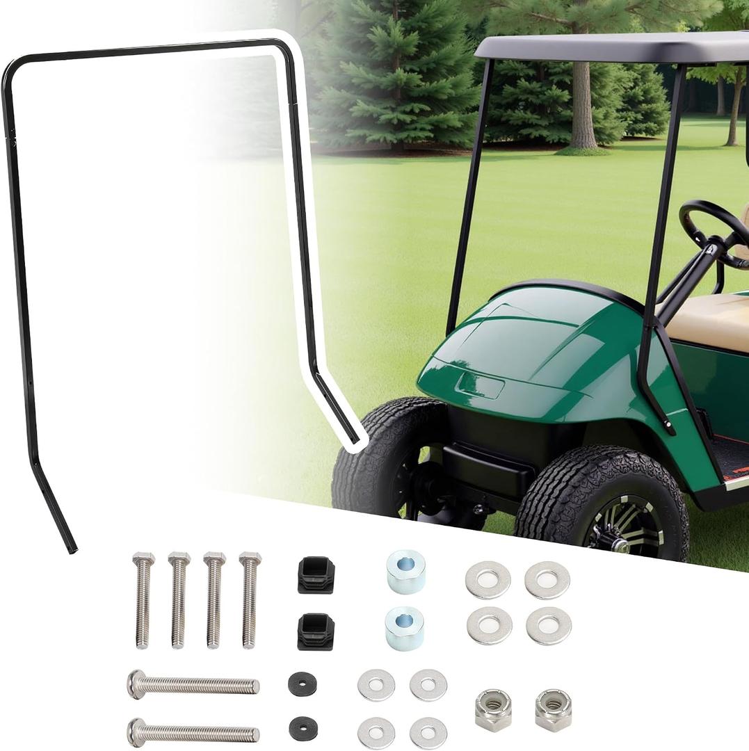 10L0L Golf Cart Front Strut Roof Support Frame for EZGO TXT 2014-Up, Struts for EZGO TXT Roof Tops