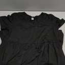 Cosonsen Womens Summer Casual Dresses 2025 Short Sleeve V-Neck Tshirt Dress Flowy Babydoll Dress Size L