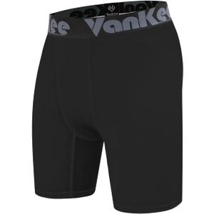 Men's Compression Shorts Sports Underwear Spandex Short Athletic Performance Baselayer for Workout Gym Boxer Bike