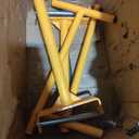 VEVOR Machine Skate, 6T Machinery Skate Dolly, 13228 lbs Machinery Moving Skate, Machinery Mover Skate with 360 Rotation Cap and PU Directional Rollers, Heavy Duty Industrial Moving Equipment, Yellow