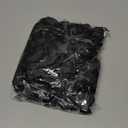 Riceshoot 50 Pcs Twist Tie Bows for Cake 3x4.5 Inch Satin Ribbon Bows for Gift Wrapping Treat Bags Craft DIY Wedding Baby Shower Birthday Party Decorations(Black)