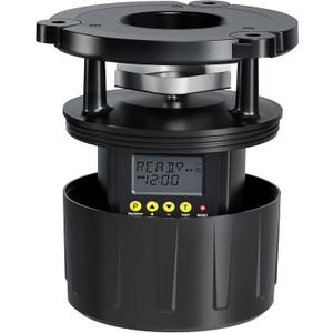 Deer Feeder Kit, 6V Feeder Kit, Feeder Motor & Timer Kit, Small-Size Game Feeder/Chicken Feeder, Sturdy Hunting Feeder Kit with Spinner/Digital Timer/Adjustable Arms/Batteries Slot/Solar Panel Port