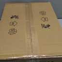 POUNEE Modern Mid Century Gold and Black Sputnik Semi Flush Mount Ceiling Lighting Fixture for Living Room Dining Room Bedroom Kitchen Island Office, Minimalist Metal 10 Light Chandelier