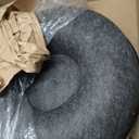 Peekaboo Cat Cave & Tunnel Bed - Detachable Donut Tunnel, Cat Blanket, Scratching & Hiding Nest for Indoor Cats up to 8 lbs (Dark Grey) (Medium(20''X20''X8'')