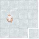 Play Platoon Non-Toxic Extra-Thick Children's Play Mat, 16 Tile - 96 x 96 inch Comfortable Cushiony Foam Floor Puzzle Mat for Kids & Toddlers with 24 x 24 inch Tiles - Grey, Boho Modern