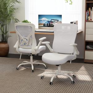 ralex-chair Ergonomic Office Chair with Adjustable Lumbar Support 350lbs, mid-back