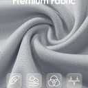 Boladeci Men's UPF 50+ Sun Protection Lightweight Hoodie Shirts Long Sleeve Fishing Shirt SPF UV Hiking Swim (Gray)