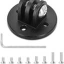 BSSOK Interface Combo Adapter for Garmin Edge,Out Front Mount Quick Release Adapter Compatible with Action Camera Gopro Headlight
