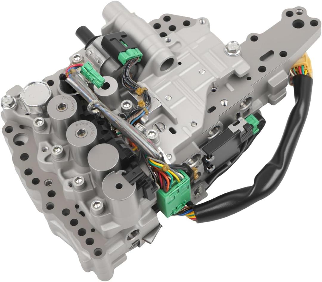 Transmission Valve Body Replacement for RE0F10A JF011E CVT Transmission Solenoid w/Stepper Motor Compatible with Nissan Altima Rogue Sentra X-Trail Lancer Outlander Dodge Caliber 2002-2016