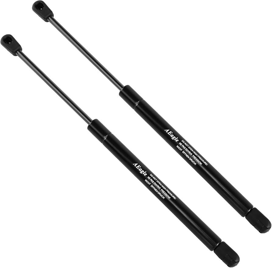 Trunk Lid Lift Supports for 1994-2004 Mustang (Rear Outer, Black, 19.09 inches, 100N Force, 2 Pcs, Model 4643)