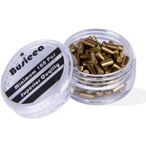 100Pcs Lighter Flints, Flint Replacement Refills, All - Purpose Refills Suitable for Both Zippo and Clipper Lighters, Gold