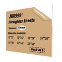 24x36 Plexiglass Sheets - 1/4 inch Thick, Clear Cast Acrylic Sheets - 6mm Transparent Plexiglass for Signs, Window Painting, Edge Lighting, Table Top Displays