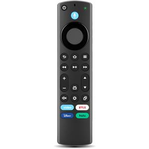 Replacement Remote for Fire TV, with Alexa Voice Control, Compatible with Insignia Toshiba TCL Hisense Amazon Fire TV Edition, Simple Setup, 