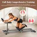 EVERYMATE Exercise Crawler Machine, Spine Twist and Stretch Trainer, Full Body Cardio Machine, Builds Core Strength, Home Gym Equipment with Adjustable Hand Grips & Knee Support, Basic Model+LCD, 50"L