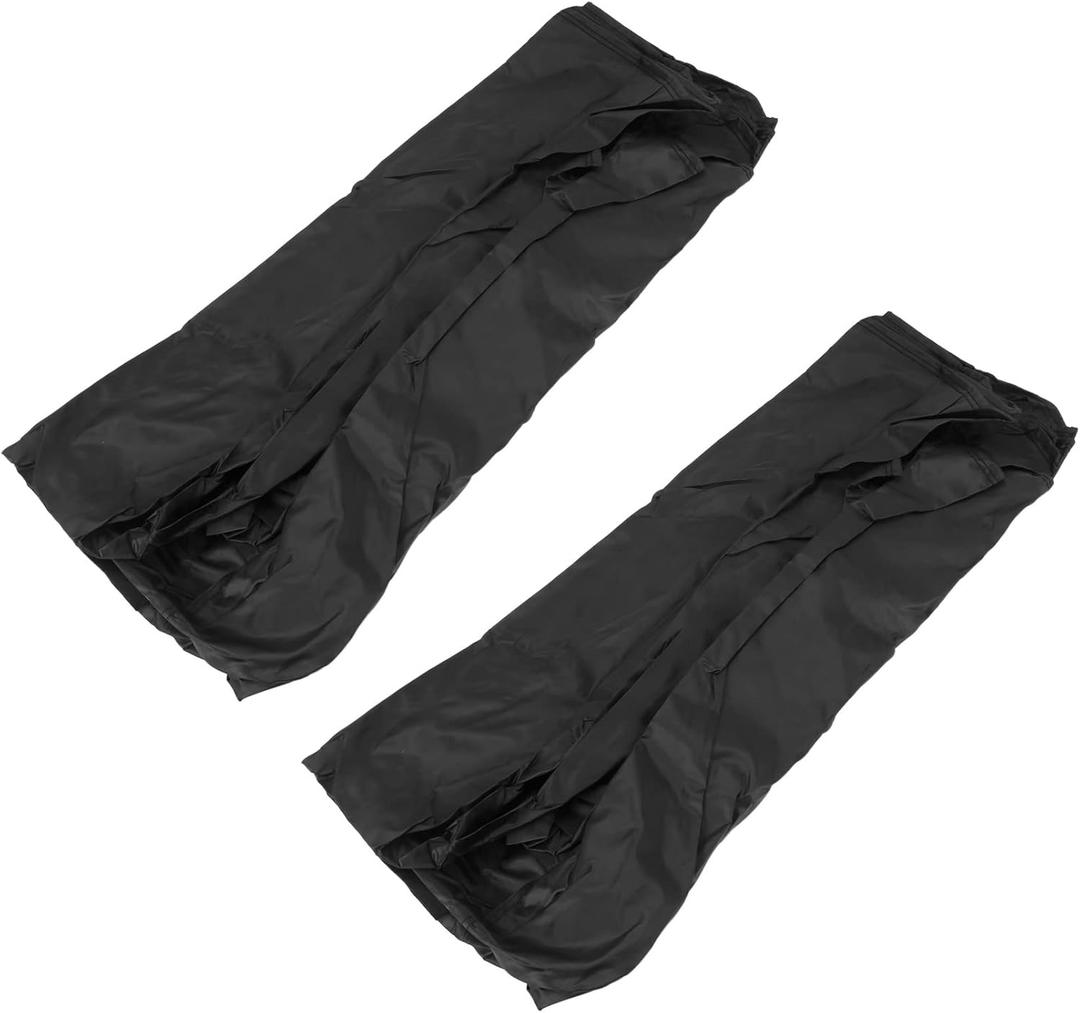 2X Non-Folding Treadmill Cover Waterproof Treadmill Protective Cover Suitable for Indoor or Outdoor (Black)