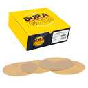 Dura-Gold Premium 400 Grit 6" Gold Sandpaper Discs, No Hole Pattern Dustless, Box of 41 pieces Hook & Loop Backing for DA Sander, Finishing Coarse Sanding Abrasive Automotive Paint, Woodworking Wood, Metal