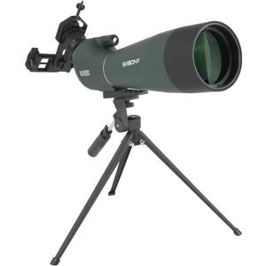 SVBONY SV28 20-60x80 New Version Spotting Scope for Target Shooting, Long Range Spotter Scope with Phone Adapter and Tripod, HD Scope for Bird Watching, Wildlife Observation