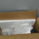 Corner Shower Stool for Inside Shower Waterproof, Poly Lumber Bathroom Shower Corner Bench Seat, Plastic Shower Chair Seat, Shower Shaving Foot Rest with Adjustable Feet, Non-Slip, White