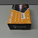 QUASCO Front Rear Fender Lights, Led Fender Tip Brake Tail Light Compatible with Harley Electra Glide Road King Softail Heritage Touring - Chrome Lens