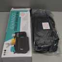 Swanoo Stroller Caddy Organizer With Cup Holder, Non Slip Straps Bag for Phone, Pet Stroller Accessories, Universal Fits Uppababby Vista v2 Wonderfold Wagon, Doona and More (Black)