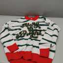 Christmas Sweaters for Women Merry and Bright Shirts Embroidered Graphic Sweater Xmas Striped Pullover Tops (Medium)