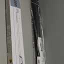 Reinforced 42 Extra Tall x 80 Wide Retractable Baby Gates with Rods to Prevent Crawling Through, Extra Tall Pet Gate for Large Openings Indoor Long Mesh Dog Gate for Stairs and Doorways, Black