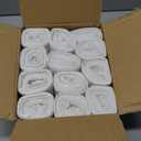 Small Trash Bags 4 Gallon, 360 Count -1.2 Mil Drawstring Mini Garbage Bags, White Plastic Trash Can Liners for Bathroom Accessories, 15 Liter, Bedroom, Dorm Room Essentials, Office