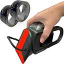 Clear Packing Tape with Dispenser (2 Rolls) - Professional Grade for Boxes - Packaging, Shipping with Refillable Dispenser, Fits Standard Bulk Up to 2" Wide