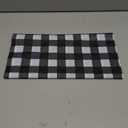 Eleclassi Black Gingham Checkered 12 Pack Premium Disposable Plastic Tablecloth 54 x 108 in - Party Plastic Table Cloth Disposable Tablecloth for Rectangle Tables Up to 8 Ft - Plastic Table Cover