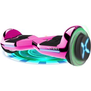 Hover-1 Dream Electric Hoverboard | 7MPH Top Speed, 6 Mile Range, Long Lasting Lithium-Ion Battery, 5HR Full Charge, Rider Modes: Beginner to Expert (Pink)