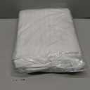 Amazon Basics Soft, Breathable, Wrinkle-Free Microfiber 4-Piece Bed Sheet Set, Full Size, Bright White Striped