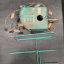 Metal Bird House Stakes, Metal Bird House with Pole, Bird House Metal Bird House Garden Stakes Yard Art Stake Decoration for Hummingbird House Stake Outdoor Decor Decoration Yard-A