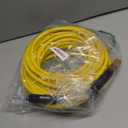 Hromee Air Compressor Hose 1/4 Inch x 50 Feet Hybrid Hose with Fittings, 1/4" Industrial Quick Coupler and Plug Kit