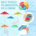 Tioncy 20 Pcs Pineapple Glasses 200 Pcs Candy Cane Drink Umbrellas 18 oz Pineapple Cups for Cocktails Drink Umbrellas Cocktail Picks Beverage Drinkware for Party Decor(Clear), one size