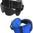 Travel Pillows for Airplanes and Upgrade Airplane Pillow for Long Flight, Airplane Head Strap with Eye Mask for Sleep, 360 Support Headrest, Stop Bobblehead