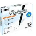Inc. R2 Precision Rollerball Pens - 0.5 mm Ultra Fine-Point Pen Set With Comfort Grip for School, Office, Writing, and Journaling, 12 Pack, Black Ink