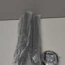 QLLY 24 inch Adjustable Tall Metal Desk Legs, Office Table Furniture Leg Set, Set of 4 (Black)