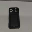 SSLOTSCASE for iPhone 17 Pro Max Case with Card Holder & Kickstand & Slide Camera Lens Cover & Camera Stand & Wallet, Military-Grade Heavy Duty Phone Case Cover for iPhone 17 Pro Max 5G 2025, Black