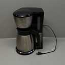 BLACK+DECKER 12 Cup Thermal Programmable Coffee Maker with Brew Strength and VORTEX Technology, Black/Steel