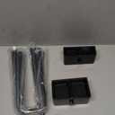 3" Rear Leveling Lift Kit Blocks, Extended Square U-Bolts Black Leveling Kit for 1999-2024 Silverado1500/ Sierra 1500
