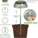 yadoker Small Table Plant Grow Light, LED Growing Touch Lamp with Full Spectrum for Indoor Plants, Height Adjustable, Automatic Timer, 5V Low Safe Voltage, Ideal for Compact Spaces