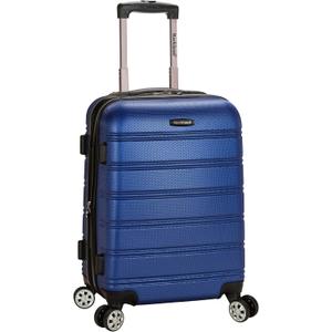 Rockland Melbourne Hardside Expandable Spinner Wheel Luggage, Carry-On 20", Blue