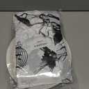 Halloween Party Decorations Crows Tableware 142Pcs Gothic Halloween Plates and Napkins Silhouette Tree Crow Bird Cage Banner Tablecloth for HALLOWEEN Horror Theme Party Supplies