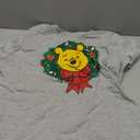 Amazon Essentials Winnie the Pooh Festive Holiday Christmas Wreath V-Neck T-Shirt 2X