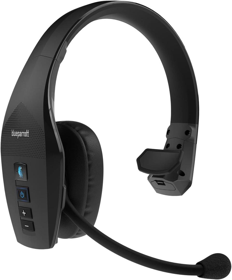 BlueParrott B650-XT Noise Cancelling Bluetooth Mono Headset: Clear Calls, Extended Range, IP54 Protectio