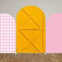Arch Backdrop Chiara Arch Stand Covers Stretchy Spandex Fabric Plaid Background for Birthday Baby Shower Party Decoration