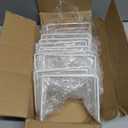 12 Pack Hat Organizer with 2 Hooks, Wig Holder for Multiple Wigs, Cowboy Hat Rack for Wall, Door, Closet (White)