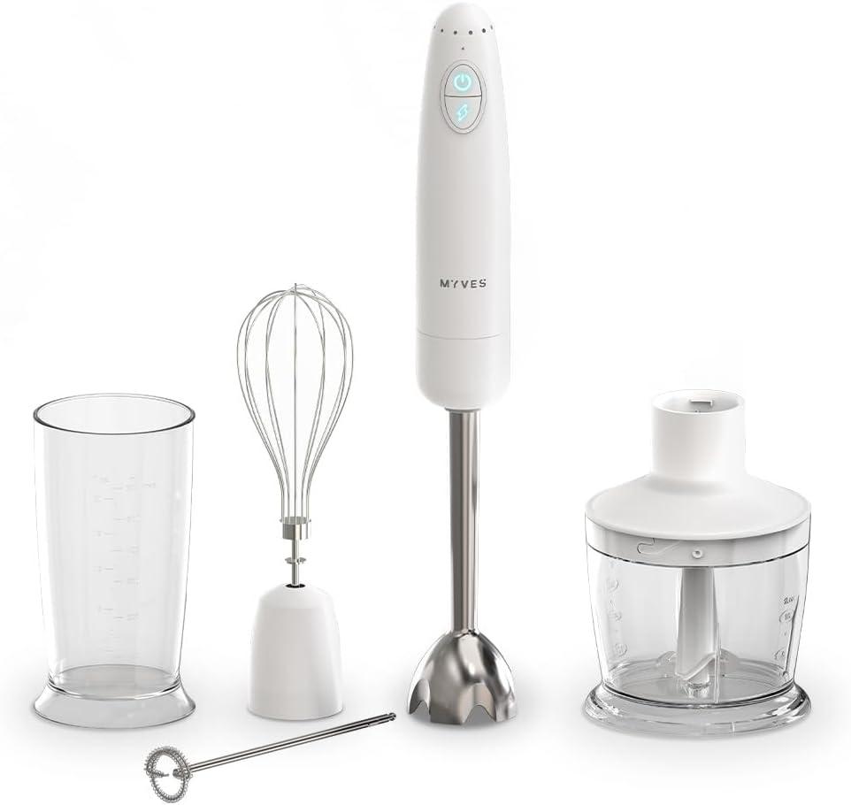 5 In 1 Immersion Blender - A2 | 800W with 18 Speeds and Turbo Mode Handheld Blender