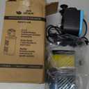 AquaMiracle Aquarium Filter 3Stage inTank Filter Internal Fish Tank Filter Turtle Filter for 70100 Gallon Fish Tanks with Dual Water Outlet & Aeration