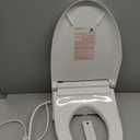 TOTO WASHLET C5 Electronic Bidet Toilet Seat with PREMIST and EWATER+ Wand Cleaning, Elongated, Cotton White - SW3084#01